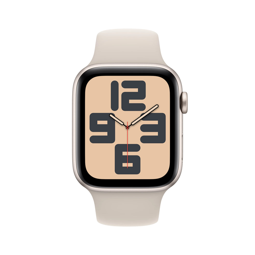 Starlight Aluminum Case Apple Watch SE GPS 44mm with Starlight Sport Band W56207