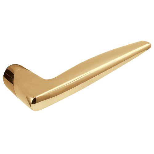 Satin Brass and Black Pair of Levers Only A1351