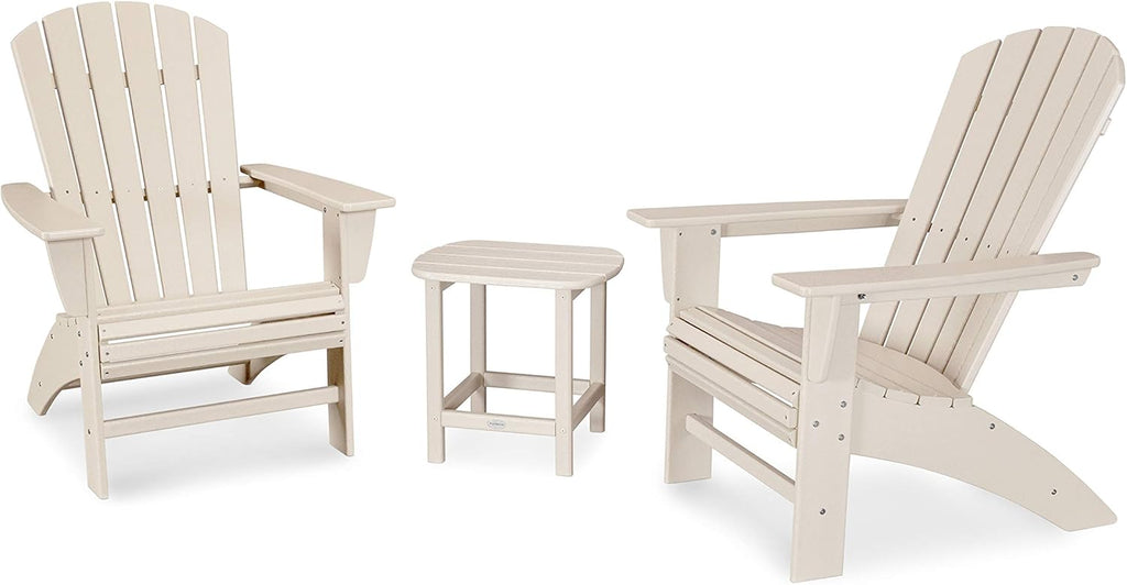 3-Piece Curveback Adirondack Chair Set with Side Table L4225