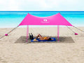 Pink Large Beach Sun Shade Canopy Tent L622867