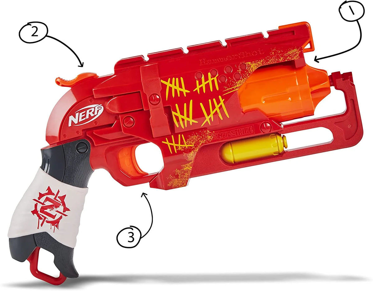 Red Color Scheme Zombie Strike Blaster T4329