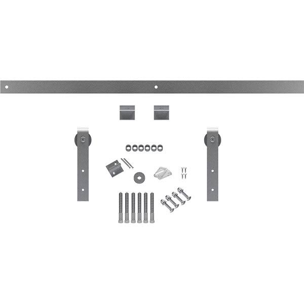 Barn Door Hardware Set with 6 ft Track, PC Chrome S85663