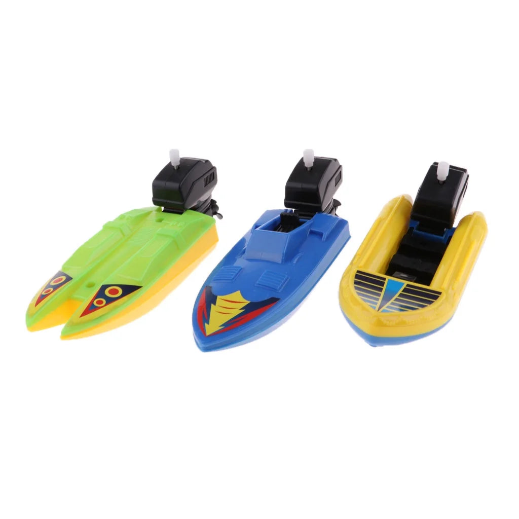 Wind Up Bathtub Boat Toy Set D614964