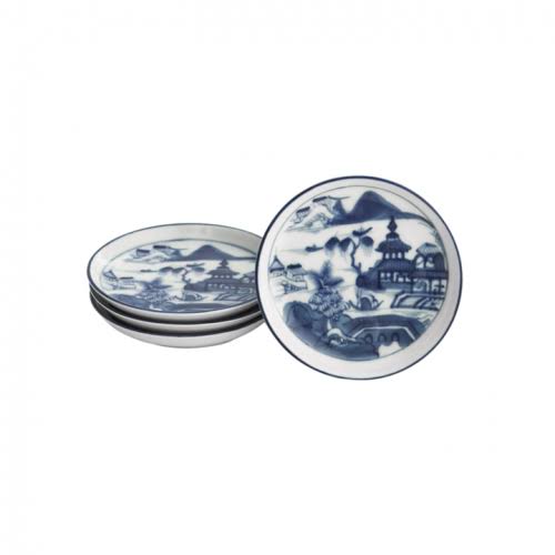 Blue Canton Coaster Set/4 V92090