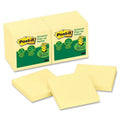 Recycled Pop-Up Sticky Notes, Canary Yellow, 3 x 3 in., 12 Pads Per Pack X407