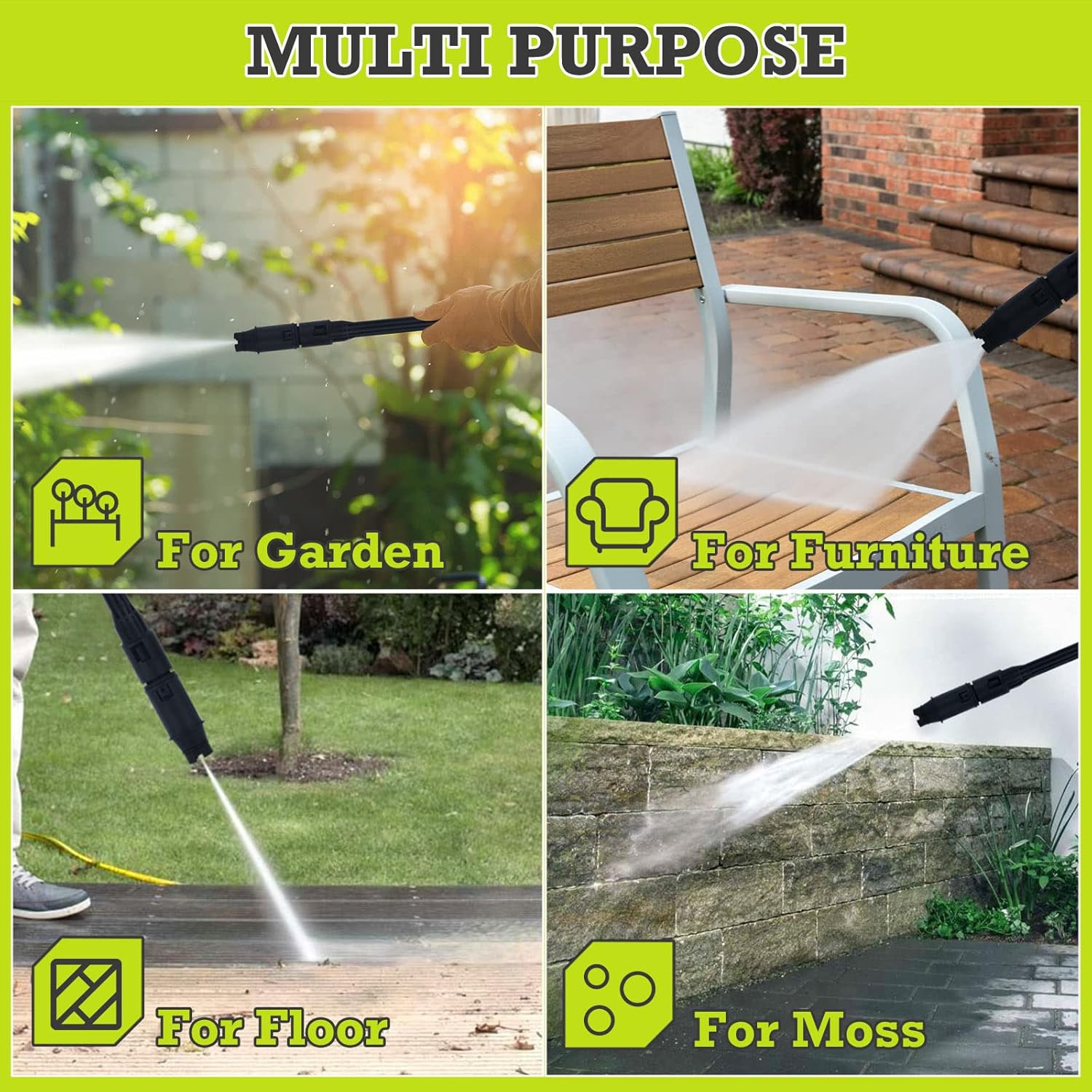 Cordless High Pressure Washer with 4.0A Li-on Battery I463026