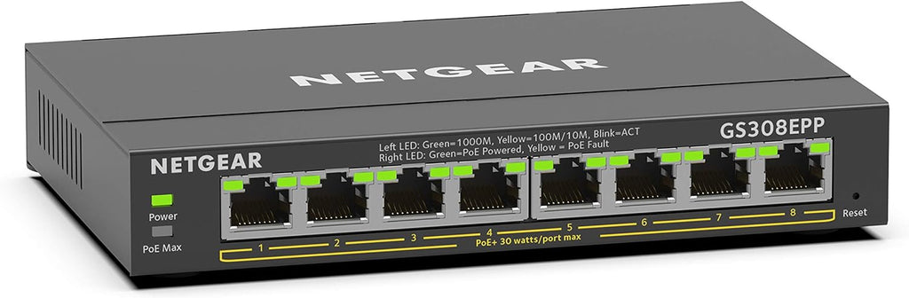 16-Port PoE Gigabit Ethernet Plus Switch with 15 x PoE+ @ 231W, 1 x 1G SFP Port L34956