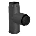 4 inch PelletVent Pro Adaptor Tee Black Z3198