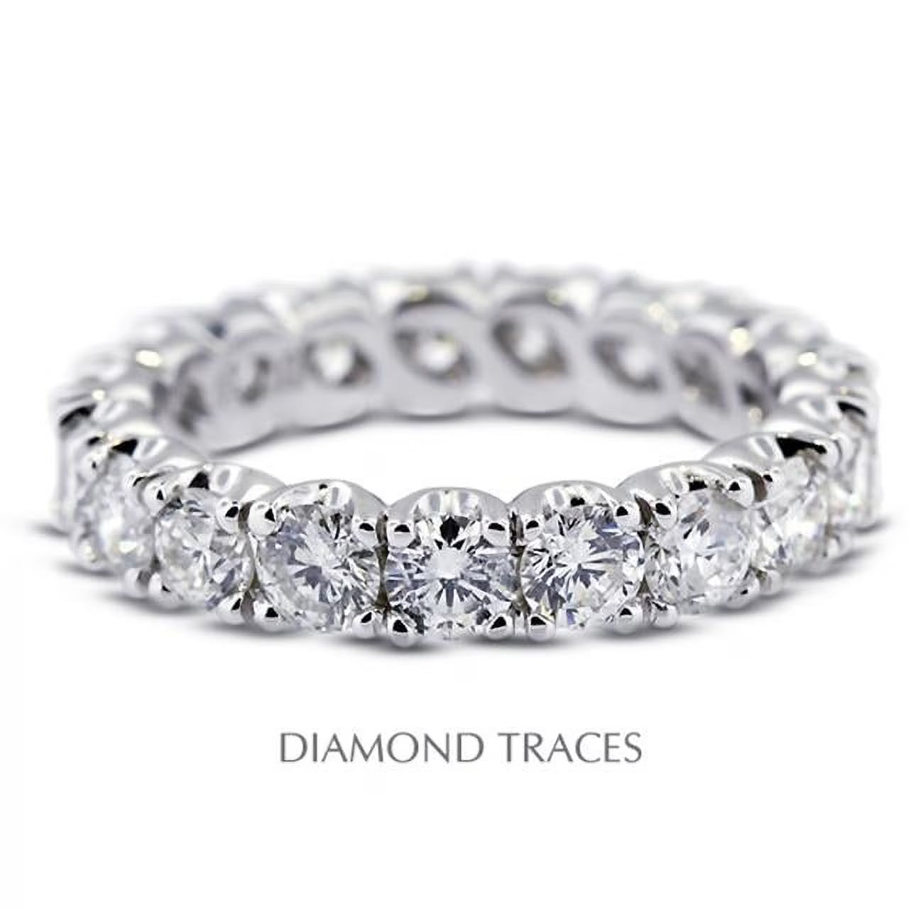 14K White Gold 4-Prong Eternity Ring H933290