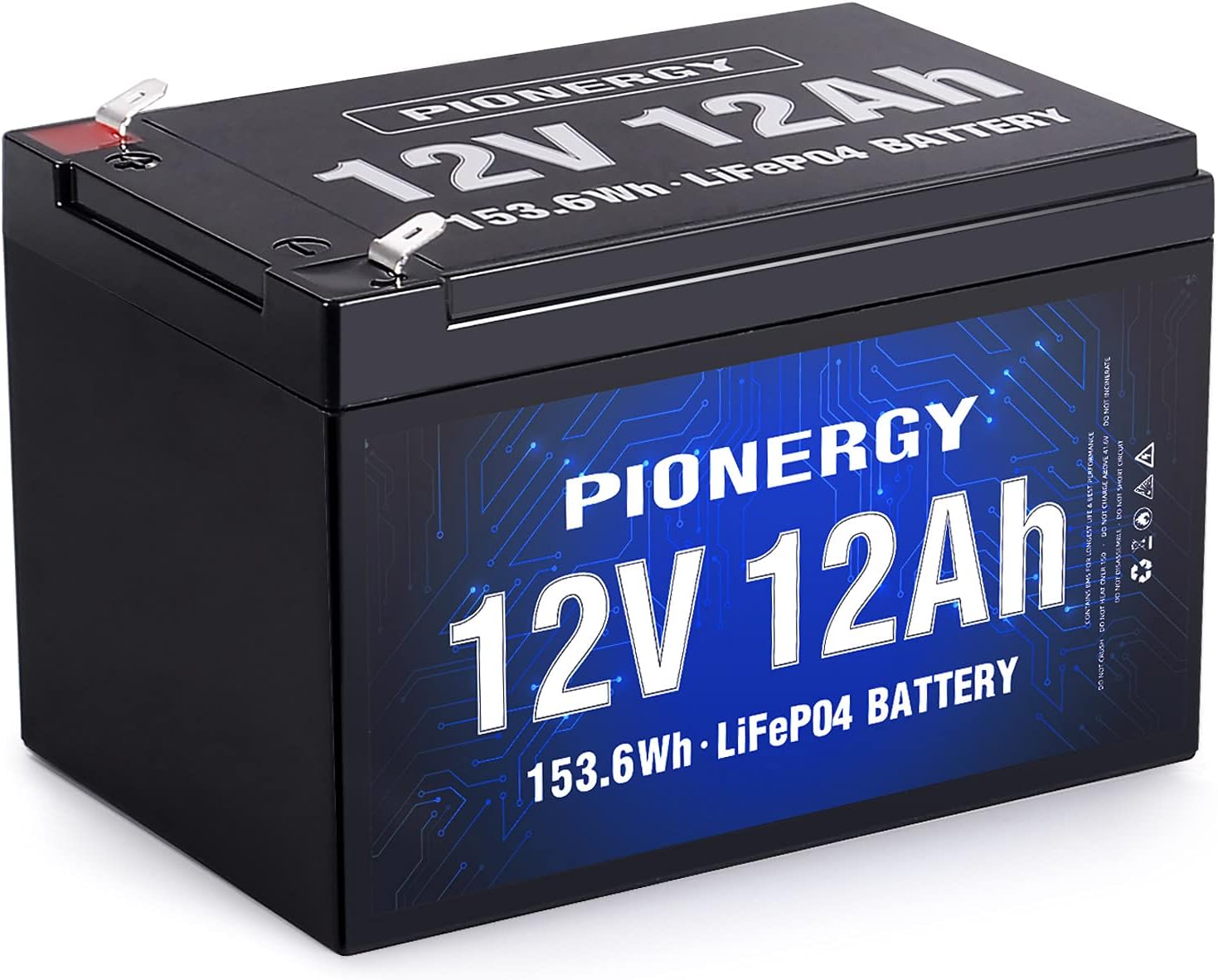 12V 12Ah LiFePO4 Battery Pack of 2 Q204132