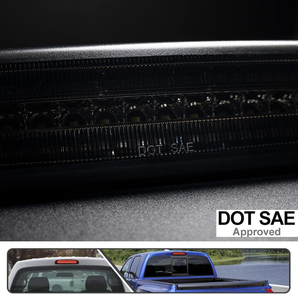 Red/white LED 3rd Brake Light with Strobe Feature W215
