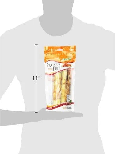 7" Triple Flavor Chews Dog Snack, 2 count, 5.7 oz M249844