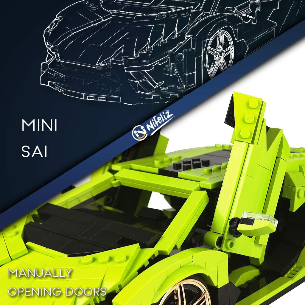 1:14 Scale Sports Car Building Blocks Model (1133 Pcs) P7193