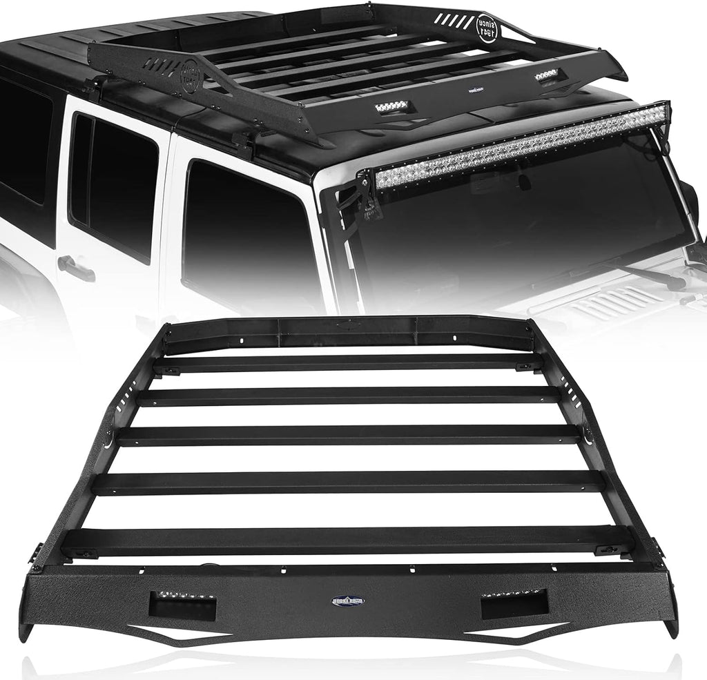 Hard Basket Roof Rack Carrier with Wind Deflector H82506
