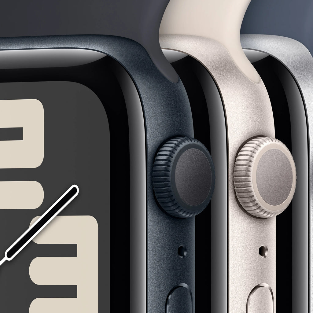 Starlight Aluminum Case Apple Watch SE GPS 44mm with Starlight Sport Band W56207