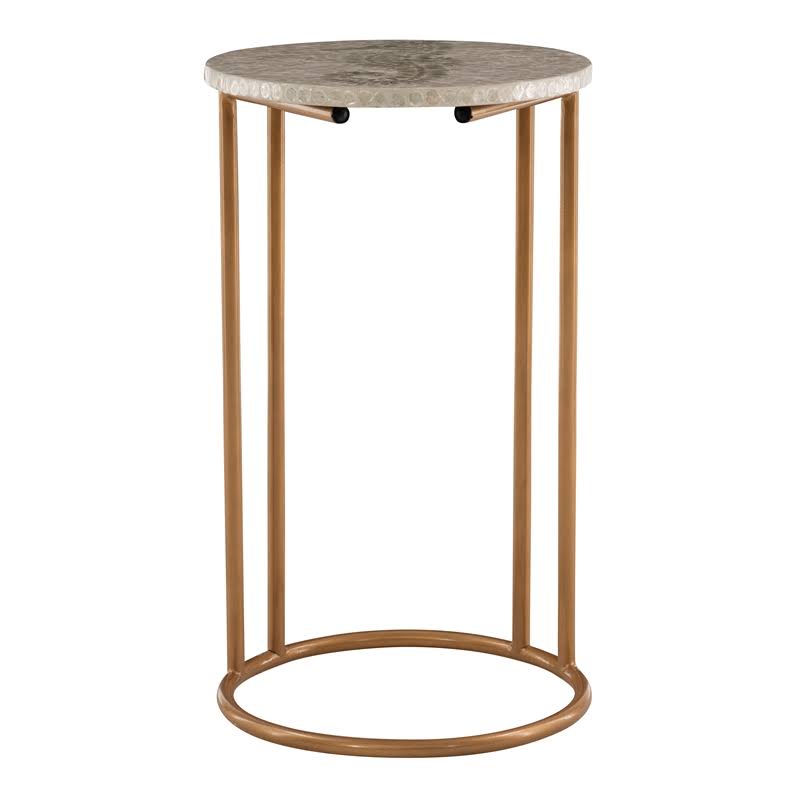 Gold Metal Accent Table B7972