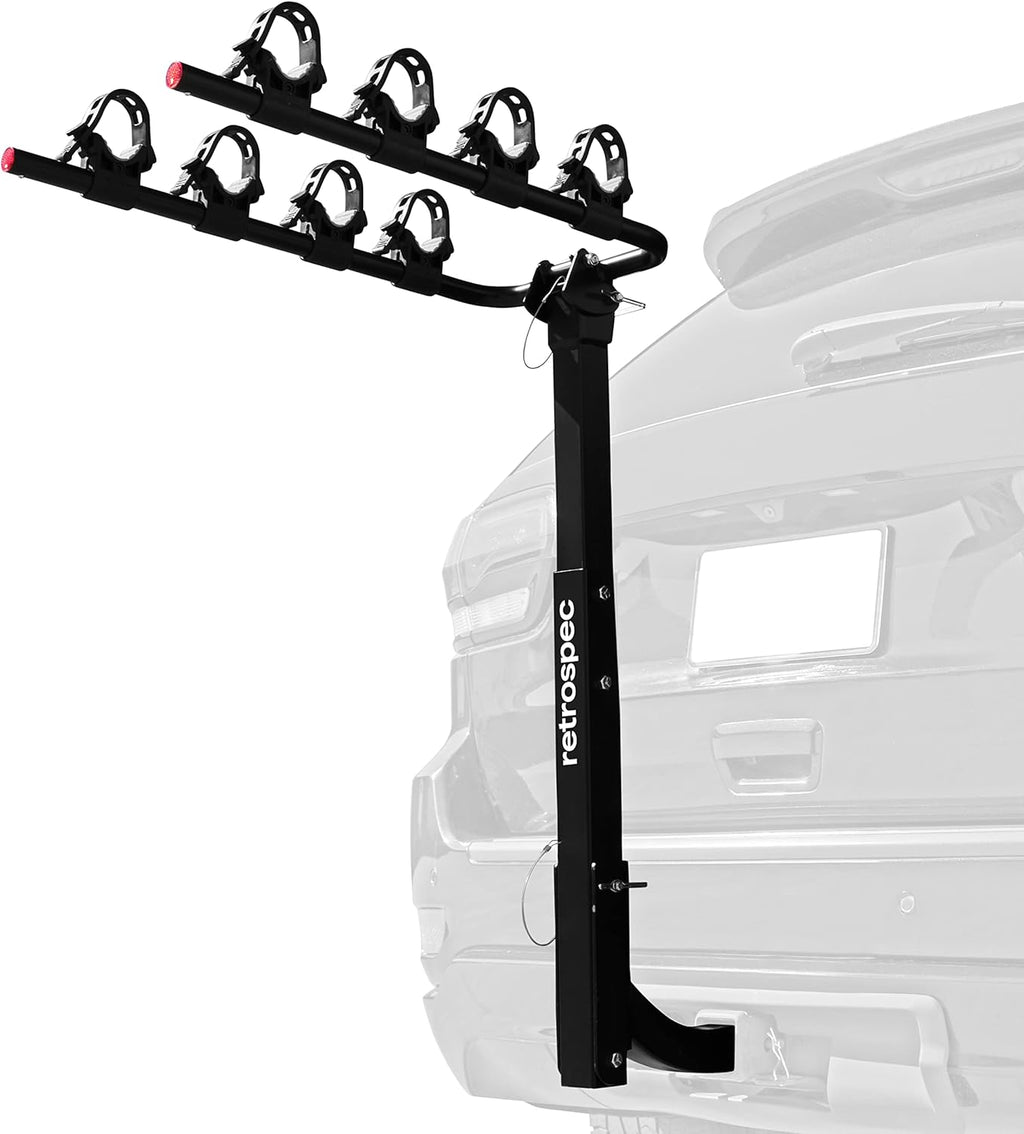 Five Bike Mount Hitch Bicycle Carrier with Compact Foldable Steel Frame H262028