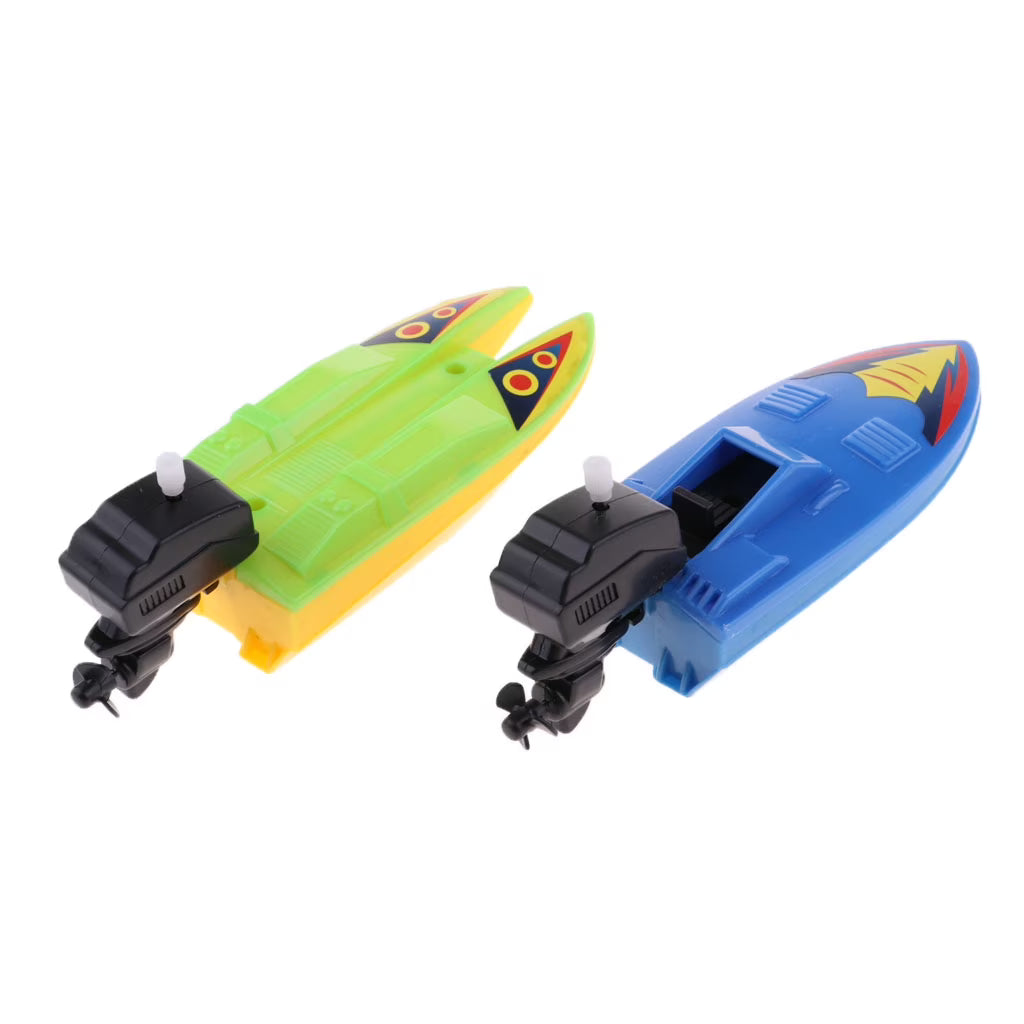 Wind Up Bathtub Boat Toy Set D614964