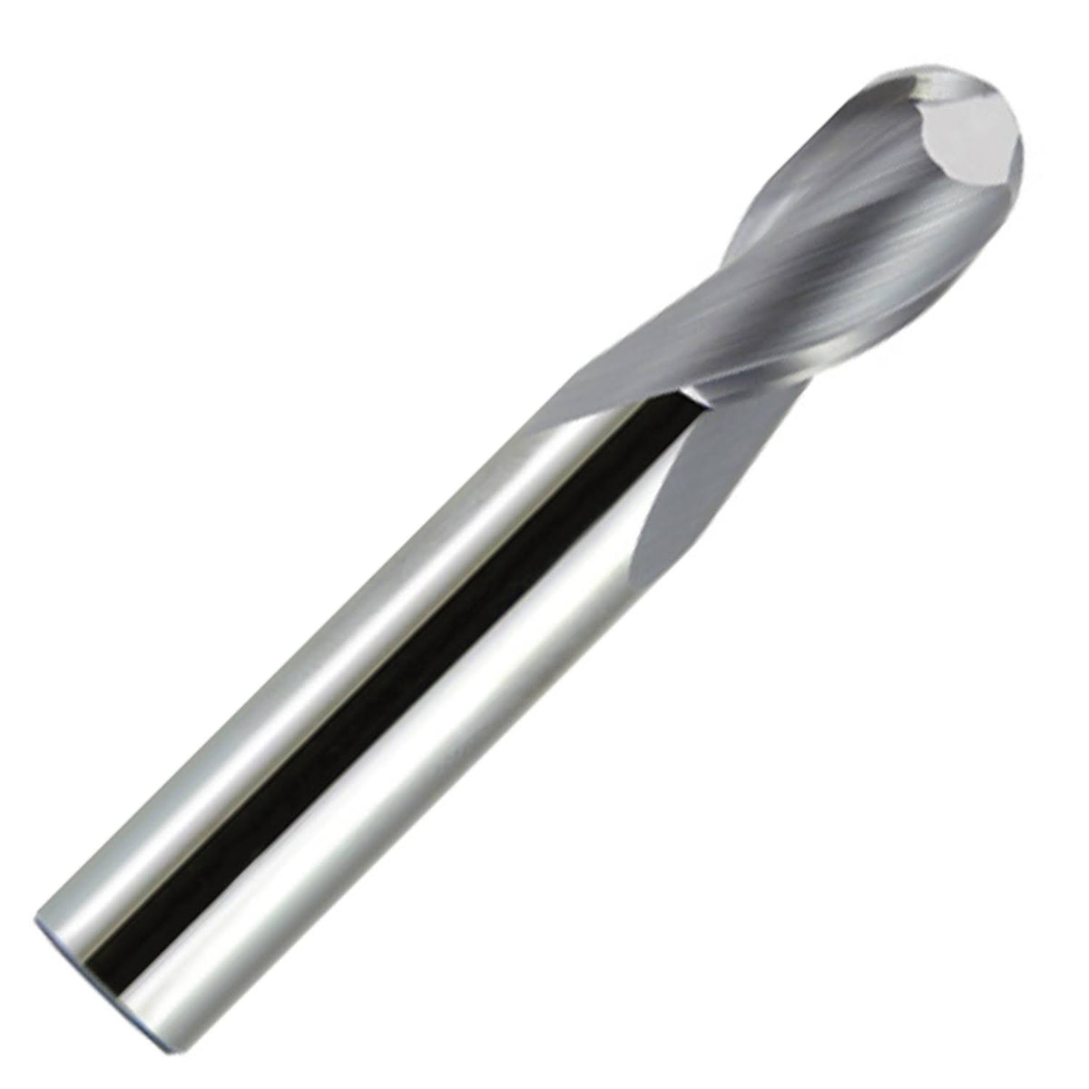 16mm Diameter Single End Ball End Standard Length 2 Flute Carbide End Mill X3492