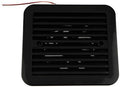 12V Silent Cooling Fan Side Exhaust Port Air Fan Ventilation Fan Black Pack of 2 Y17856