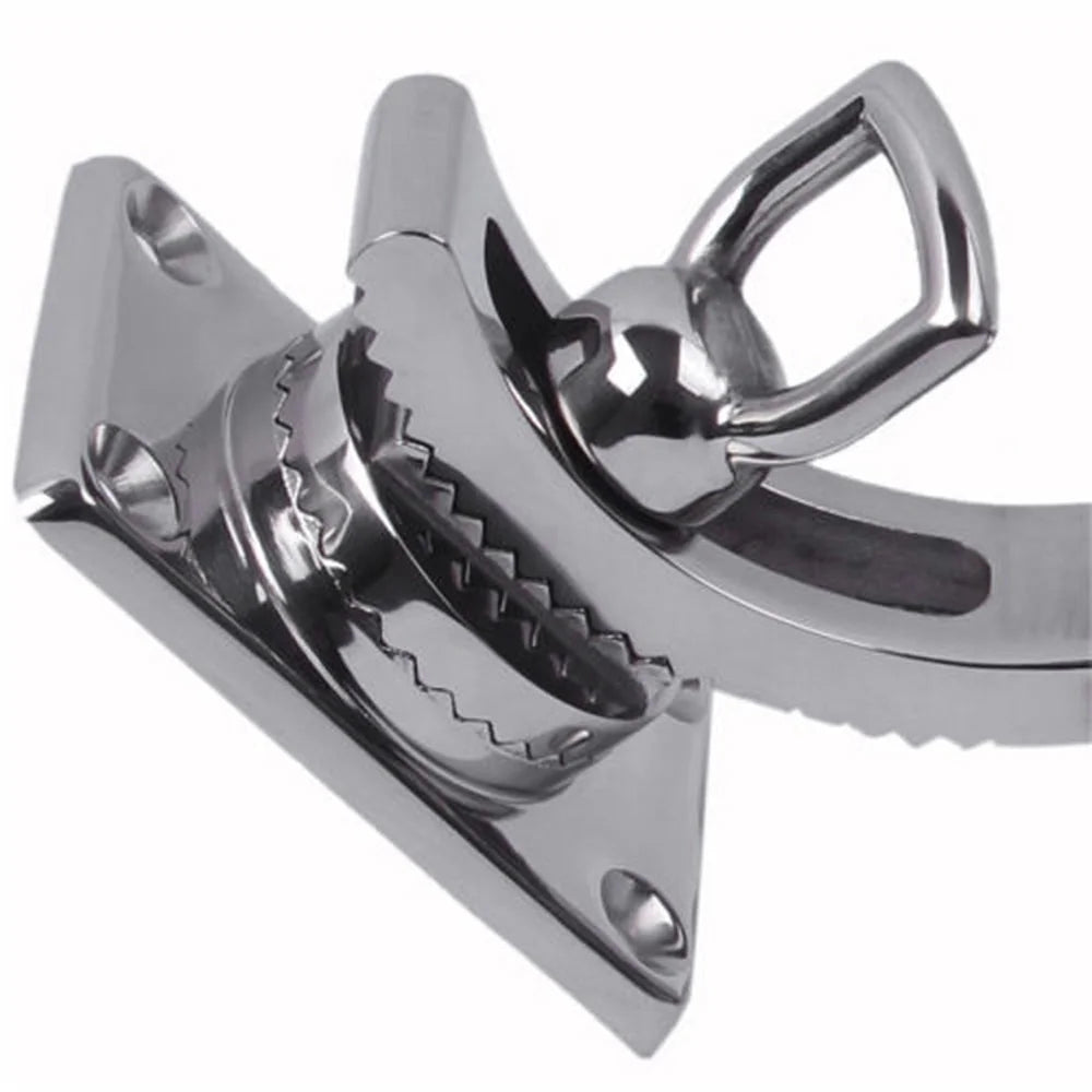 Stainless Steel Rail Mount Rod Holder U107