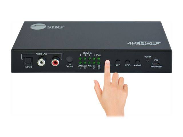 4x1 HDMI 2.0 4K 60Hz Switch with ARC Audio Extractor Q904