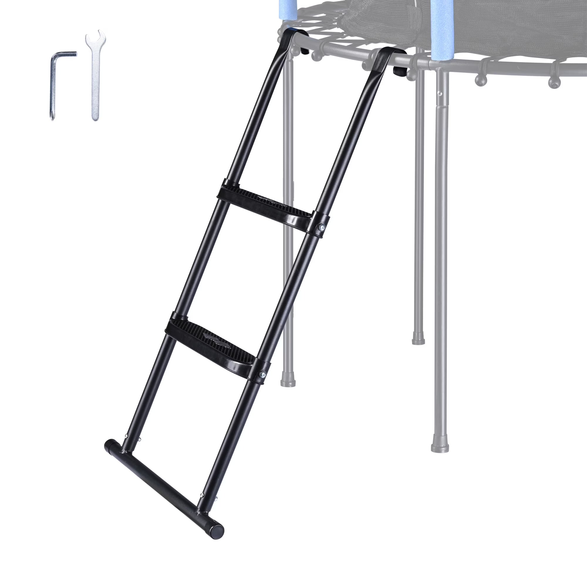 2 Step Trampoline Ladder with Wide Skid-Proof Steps L365919