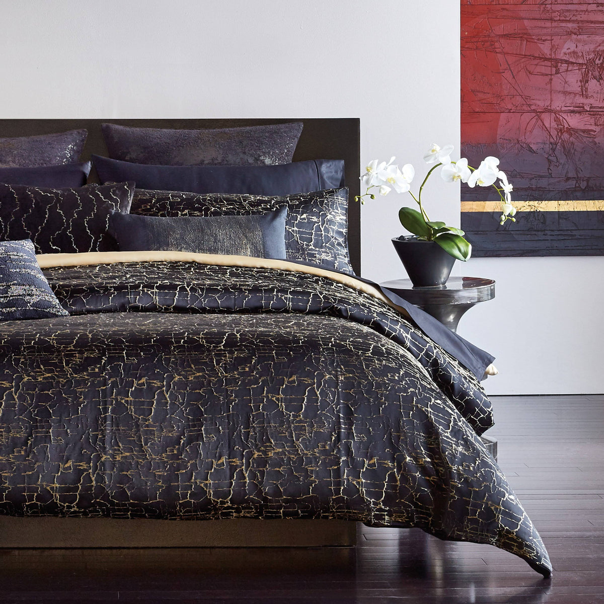 Onyx Standard Sham - Black T3092