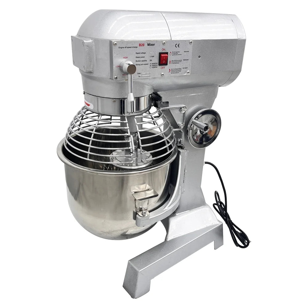 Electric 20L Spiral Dough Mixer Stainless Steel K250687
