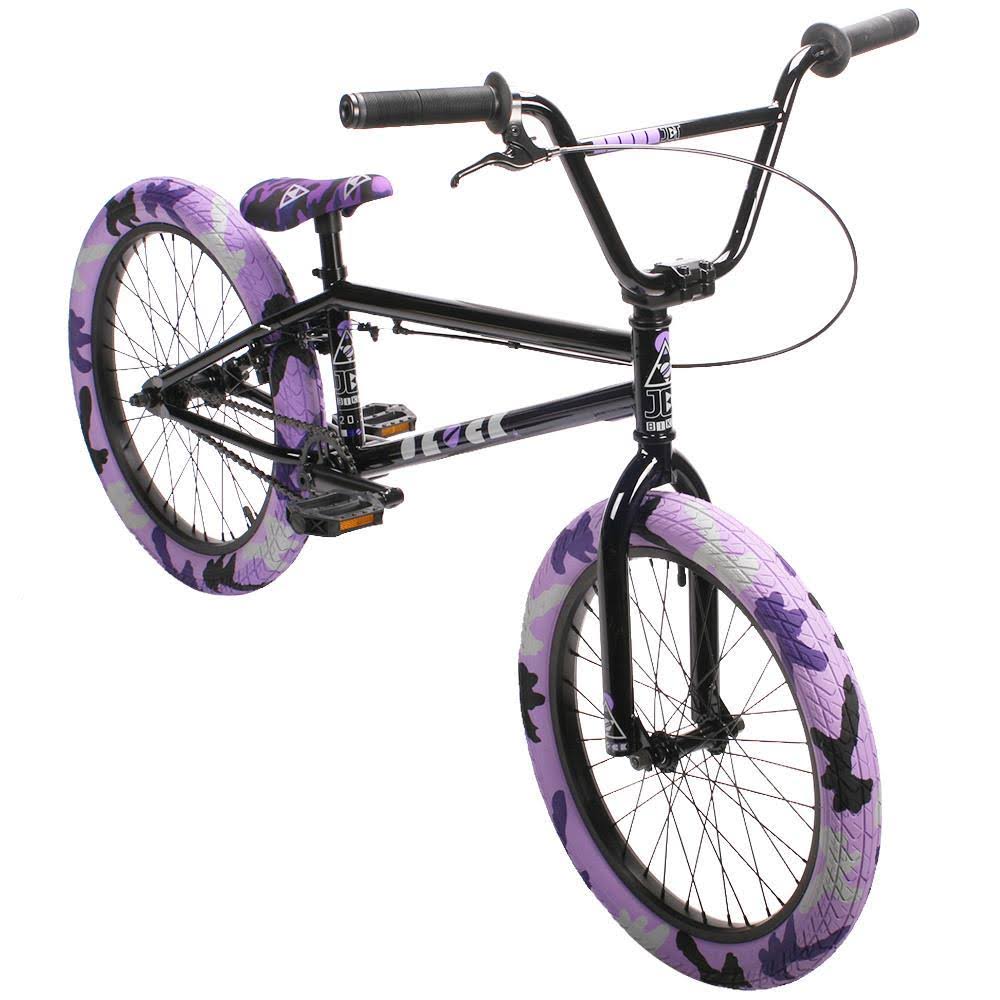 Gloss Black BMX Bike with Pink Camo C3961