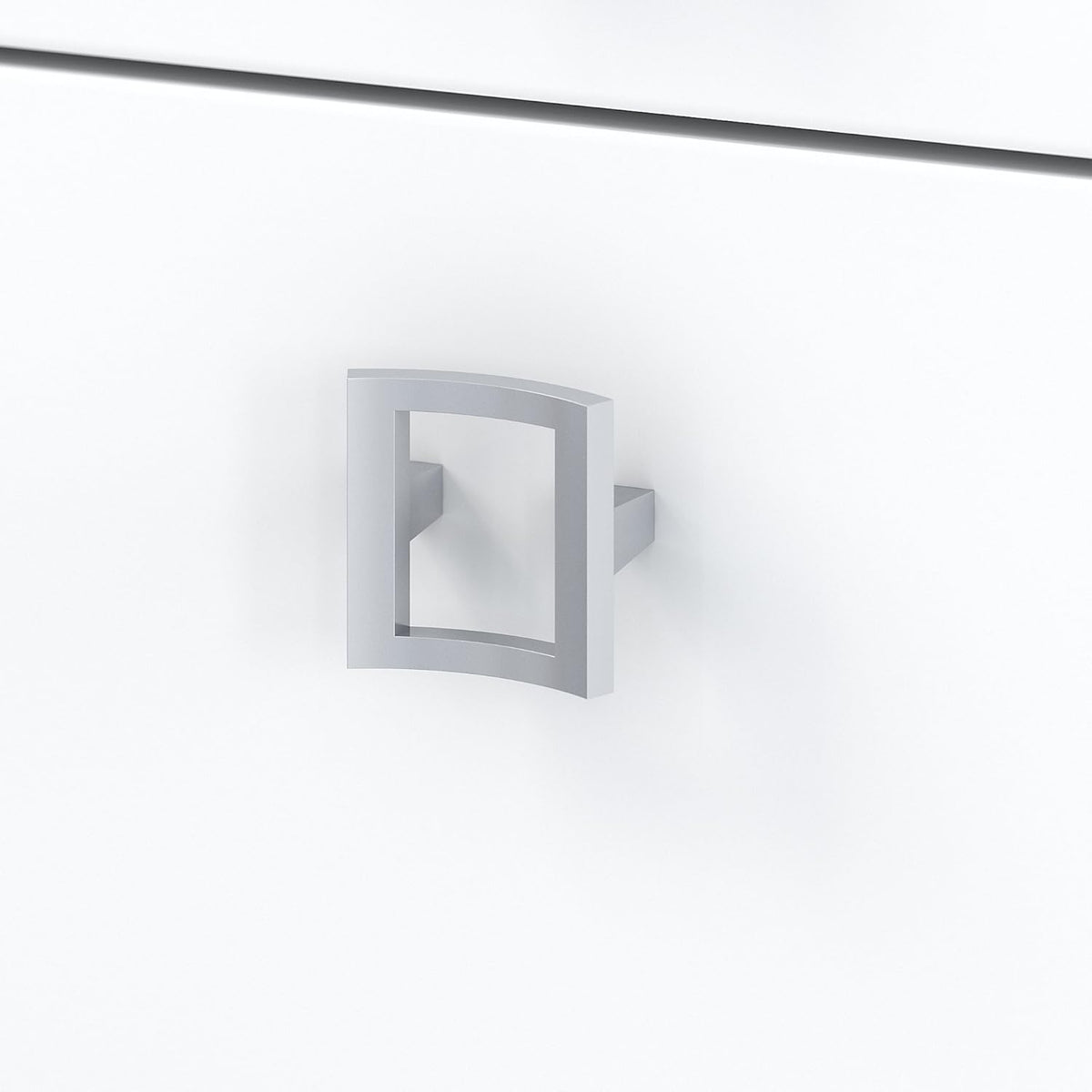 Pure White L Shaped Desk with Mobile File Cabinet H5385