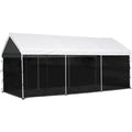 White 2-In-1 Canopy with Screen Enclosure Kit M328