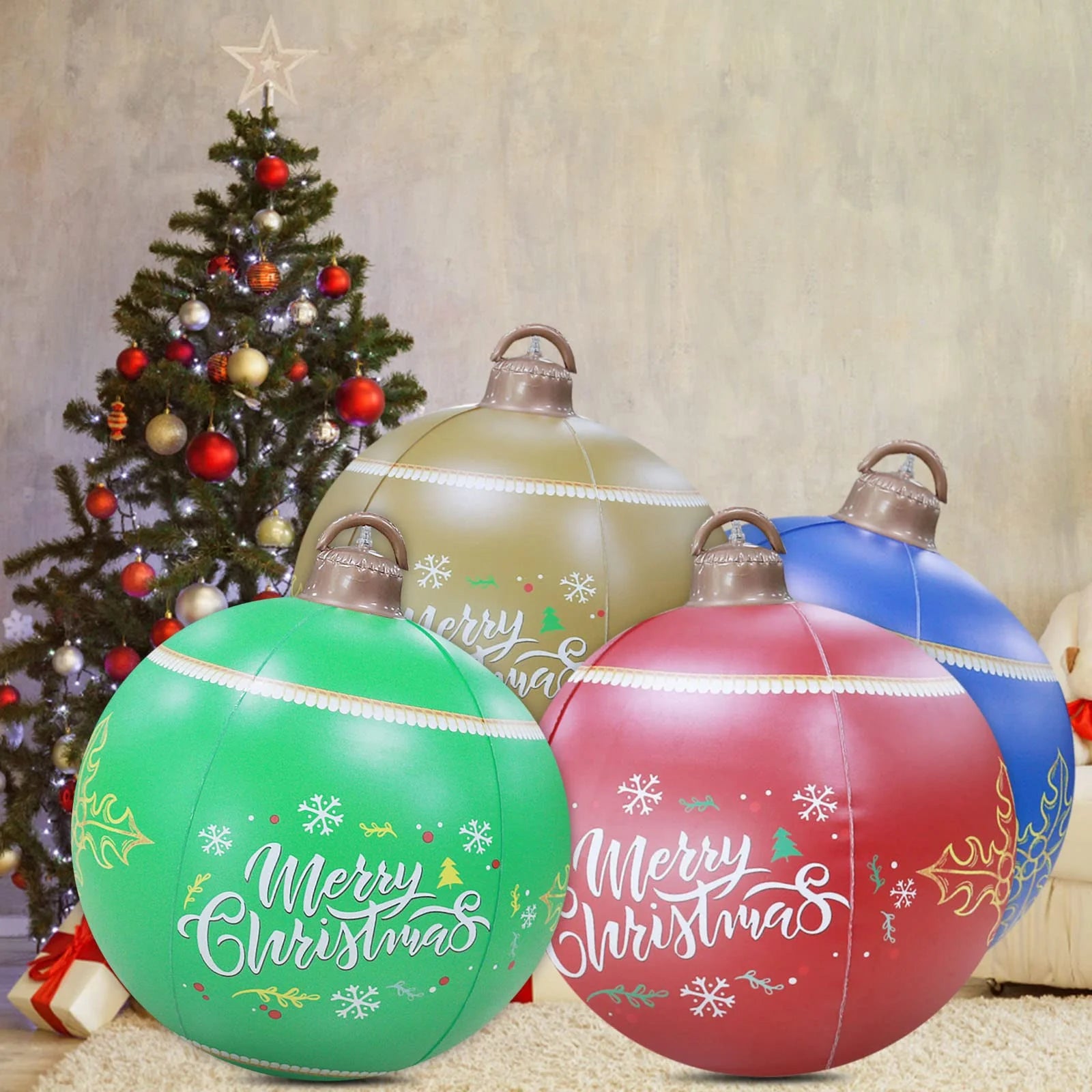 Christmas Inflatable Ball PVC Yard Decoration T971329