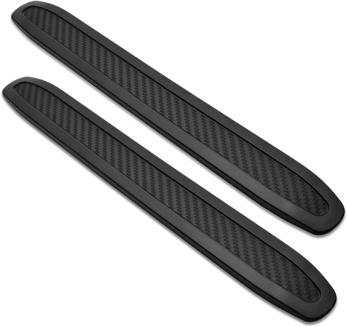 Black Anti-collision Bumper Guard Strip Protector Trim (2 Pack) K36341