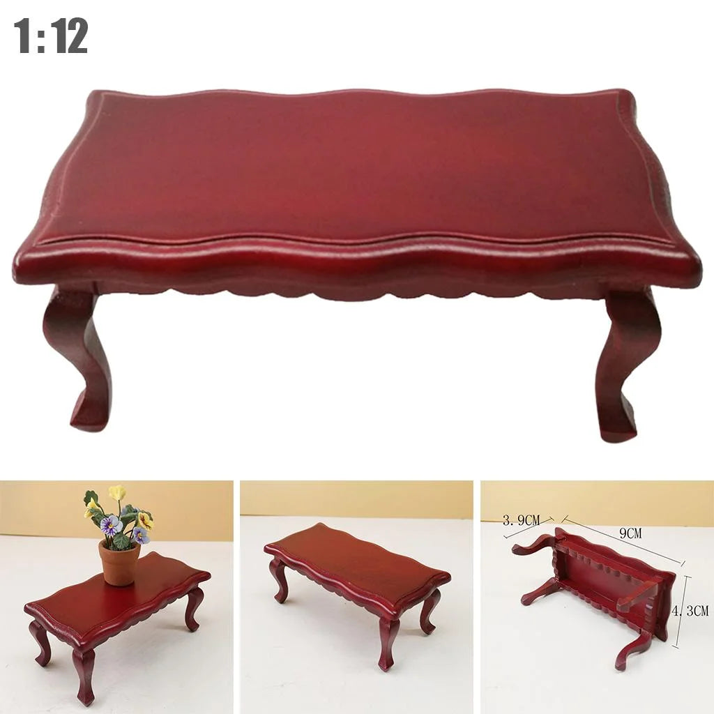 Walnut Tea Table Miniature Dollhouse Furniture K4639
