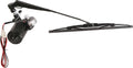 12V Universal Electric Windshield Wiper Motor Kit for UTV ATV Windshields, 110° Sweep, 17.7" Arm, 15.7" Blade Pack of 2 Q459