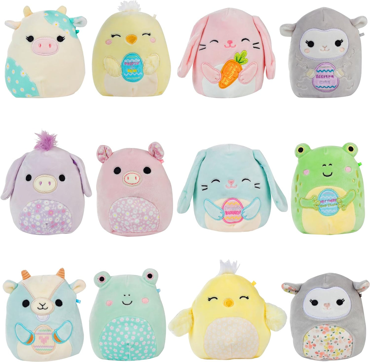 5 Pack Collectible Soft & Squishy Mini Plush Toy W47956