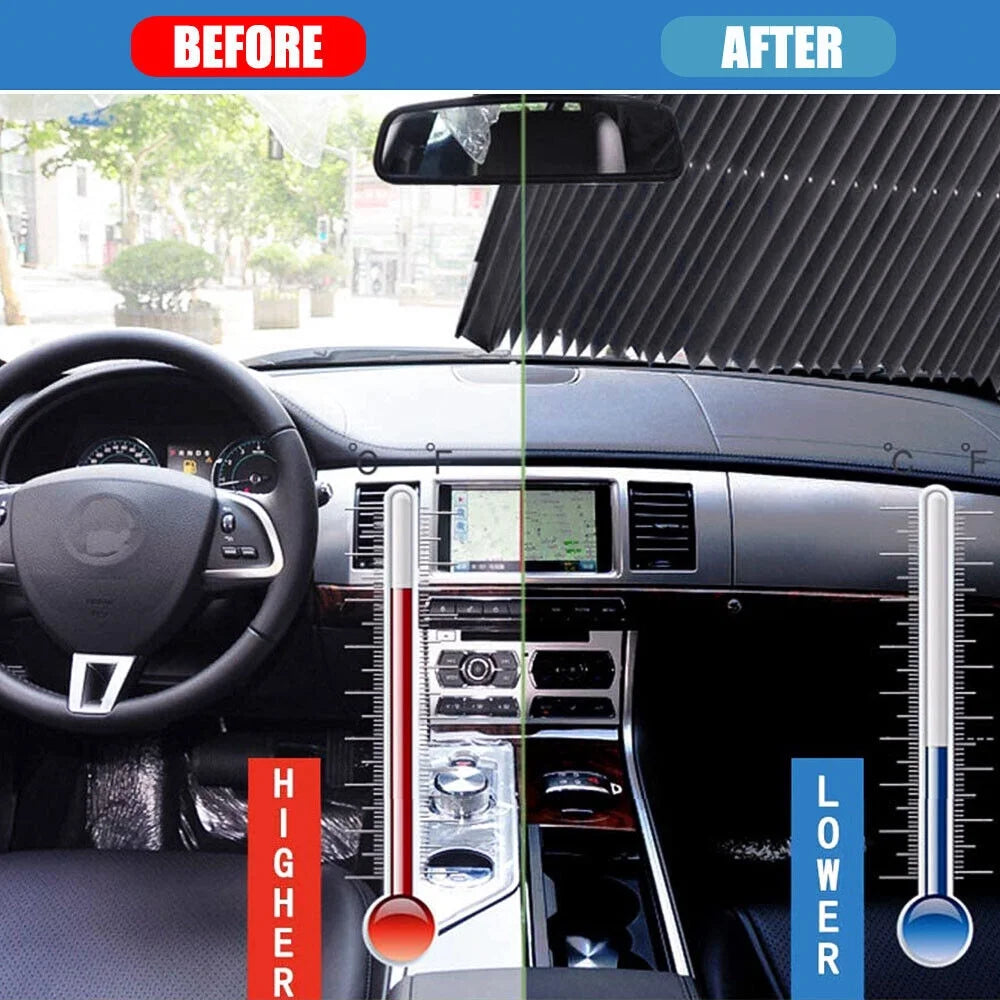 Retractable Car Windshield Sun Shade Cover R8733