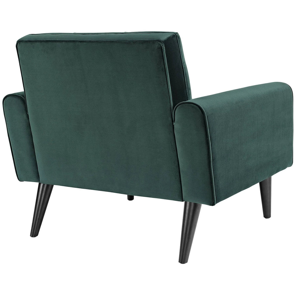 Green Velvet Armchair I50222