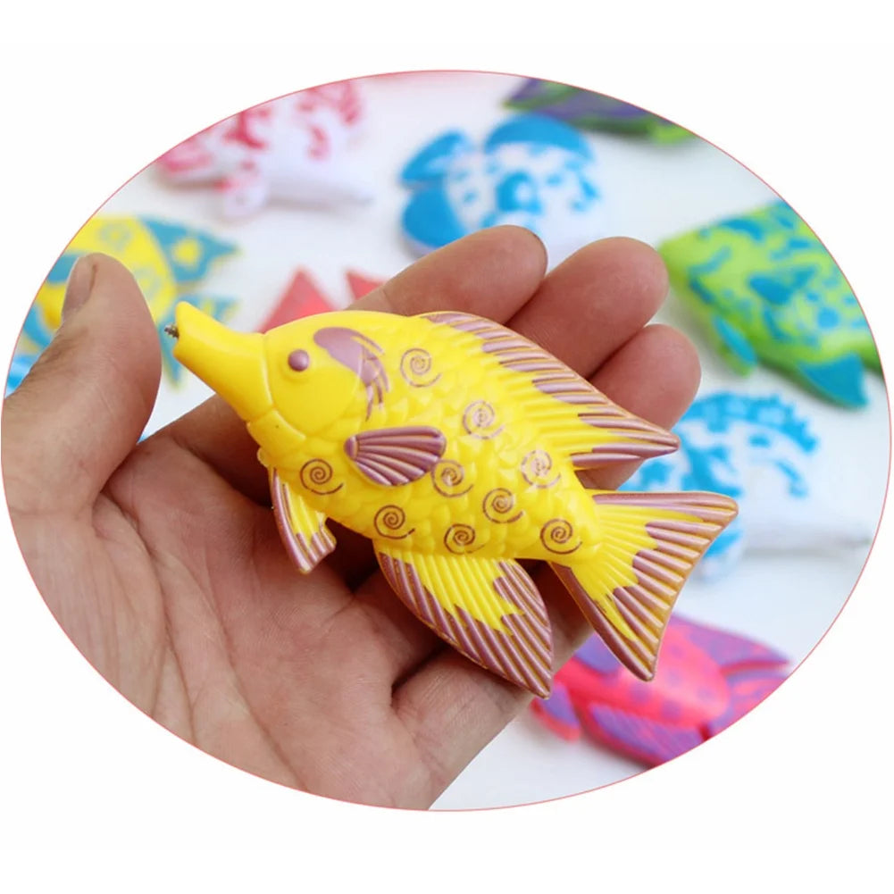 Magnetic Fishing Toy Set with 1 Fishing Rod and 6 Fishes Q12800